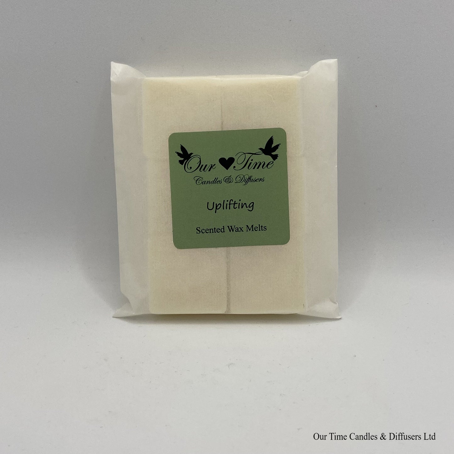 Scented Soy Wax Melt Cubes in a biodegradable bag. Vegan and cruelty free