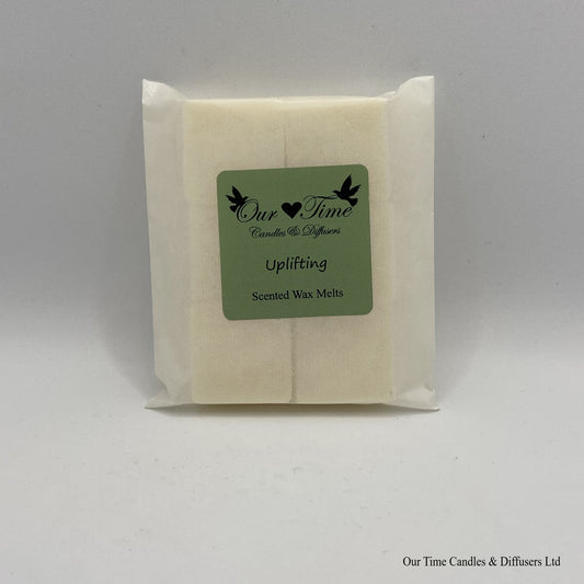 Scented Soy Wax Melt Cubes in a biodegradable bag. Vegan and cruelty free