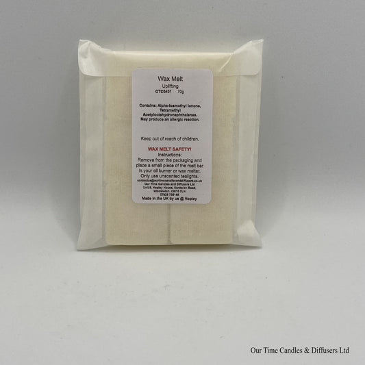 Scented Soy Wax Melt Cubes in a biodegradable bag. Vegan and cruelty free